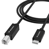 Wozinsky WKDDY2S USB-B to USB-C Cable, 2m, Black