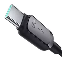 Joyroom Multi-Color Series A14 data transfer and charging cable | USB-C to USB-C | 60W | 1.2m | black