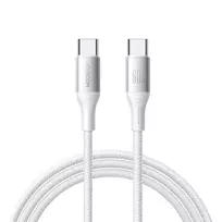 Joyroom S-A28 Flash Series data transfer and charging cable | USB-C to USB-C | 60W | 1m | white