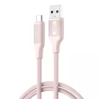 XO NB265 data transfer and charging cable | USB-A to USB-C | 15W | 1m | pink