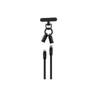 Devia lanyard 2-in-1 data transfer and charging cable | USB-C to Lightning | 27W | 0.3m | black