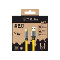 Tactical Fat Man 2.0 data transfer and charging cable | USB-A to USB-C | 60W | 1m | yellow