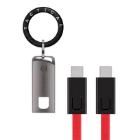 Tactical OODA Loop data transfer and charging cable | USB-C to USB-C | 60W | red