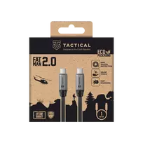 Tactical Fat Man 2.0 data transfer and charging cable | USB-C to USB-C | 60W | 1m | gray