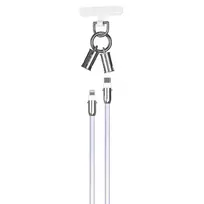 Devia 2-in-1 data transfer and charging cable | USB-C to Lightning | 27W | 1.2m | purple