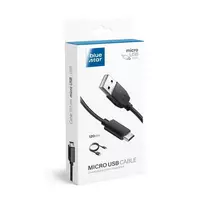 Blue Star Lite data transfer and charging cable | USB-A to Micro USB | 15W | 1.2m | black