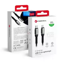 Forcell C259 data transfer and charging cable | USB-C to Lightning | PD | 27W | 2m | black