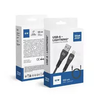 Blue Star DC99I data transfer and charging cable | USB-A to Lightning | 12W | 1m | black