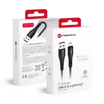 Forcell F-Energy C343 data transfer and charging cable | USB-A to Lightning | 12W | 1m | black