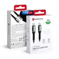 Forcell F-Energy C259 data transfer and charging cable | USB-C to Lightning | PD | 27W | 0.5m | black