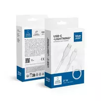 Blue Star DC-001CL2.4 data transfer and charging cable | USB-C to Lightning | 27W | 1m | white