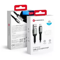 Forcell F-Energy C257 data transfer and charging cable | USB-A to Lightning | 12W | 0.25m | black