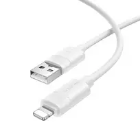 Borofone BX123 Leya data transfer and charging cable | USB-A to Lightning | 12W | 1m | white
