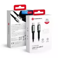 Forcell C263 data transfer and charging cable | USB-C to USB-C | QC 4.0, PD | 240W | 3m | black