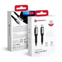 Forcell F-Energy C263 data transfer and charging cable | USB-C to USB-C | QC 4.0, PD | 240W | 2m | black