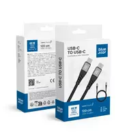 Blue Star TFK-DC-003 data transfer and charging cable | USB-C to USB-C | PD, QC 4.0 | 60W | 1.2m | black