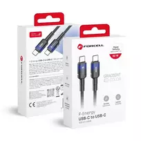 Forcell F-Energy C354 data transfer and charging cable | USB-C to USB-C | QC 4.0, PD | 60W | 1m | black