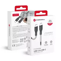 Forcell F-Energy CB-04C data transfer and charging cable | USB-C to USB-C | QC 4.0, PD | 100W | 1m | black