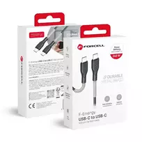 Forcell F-Energy CB-05C data transfer and charging cable | USB-C to USB-C | PD, QC 4.0 | 240W | 1m | black
