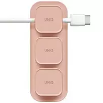 uniq Pod Mag magnetic cable organizer + blush pink base