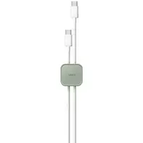 uniq Self-adhesive cable organizer, set of 8, green | mist green
