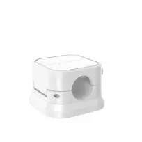Joyroom JR-ZS368 magnetic cable organizer - white (3 pack)