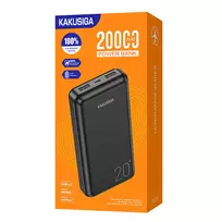KAKU SIGA KSC-881 external battery (power bank) | 20000 mAh | 15W | USB-A, Micro USB, USB-C | black
