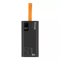 Obal:Me EnergyPulse external battery (power bank) | 50000 mAh | 22.5W | black