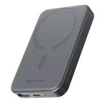 Joyroom JR-W020 Mini External Battery (Power Bank) | 5000 mAh | 20W | USB-A, USB-C, Wireless Charging | Black