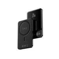 Forever  MATB-200 Power Bank | 5,000 mAh | 20W | PD | USB-C, MagSafe, Wireless | black