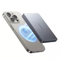 Joyroom JR-PBM08 Pro external battery (power bank) | 10000 mAh | 20W | Lightning, USB-C, Wireless, MagSafe | gray