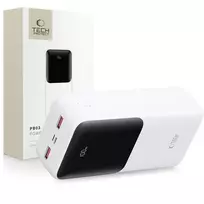 Tech-Protect PB03 external battery (power bank) | 30000 mAh | 22.5W | USB-A, USB-C, Micro USB | LED display | white