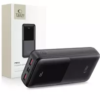 Tech-Protect PB02 external battery (power bank) | 20000 mAh | 22.5W | USB-A, USB-C, Micro USB | LED display | black