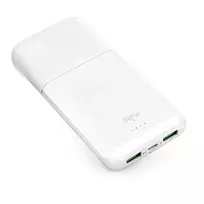PURO DAILY 10 Plus external battery (power bank) | 10000 mAh | 22.5W | USB-A, USB-C, Micro USB | white