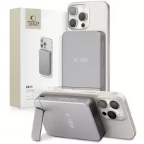 Tech-Protect PB14 LifeMag external battery (power bank) | 10000 mAh | 15W | USB-C, MagSafe | gray