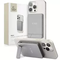 Tech-Protect PB14 LifeMag external battery (power bank) | 5000 mAh | 18W | USB-C, MagSafe | gray