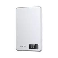 BWOO P75 Power Bank | 5,000 mAh | 20W | PD | USB-C, MagSafe | LED Display | black