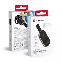 Forcell F-Energy Mini Power Watch Power Bank | 1200 mAh | 2.5W | USB-C, Apple Watch compatible | black