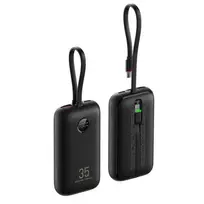 VEGER K1 (W1188) PD QC3.0 Power Bank | 10,000 mAh | 35W | PD, QC | USB-C, Lightning | black