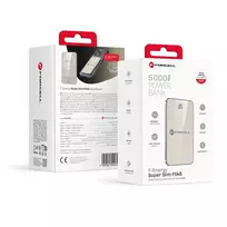 Forcell F-Energy SuperSlim F5K8 Power Bank | 5000 mAh | 15W | PD3.0, QC4.0 | USB-C, MagSafe | gray