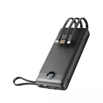 VEGER C20 (W2047 / W2059) Power Bank | 20,000 mAh | Micro USB, USB-C, Lightning, USB-A | black