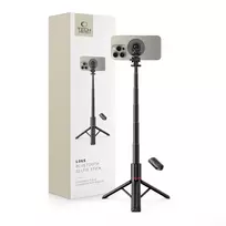 Tech-Protect Selfie stick L06S Bluetooth magnetic with MagSafe, remote control, tripod up to 82cm and 360° head - black