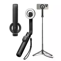 Spigen S571W MagSafe Bluetooth Selfie Stick Tripod, Black