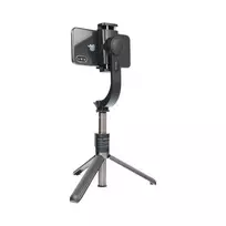 OEM Selfie stick with wireless remote control, tripod, and stabilizer gimbal SSTR-L08, black