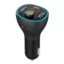 ART fM Bluetooth transmitter 5.0 + USB-A QC3.0 + Type-C (total 30W) FM-73 black