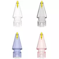 4smarts Stylus tips, Lucid for Apple Pencil 1st gen./2nd gen./USB-C/Pro, 4-pack, multicolor