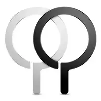 Tech-Protect MagSafe Metal Ring Universal Magnetic - Black | Silver (2 pack)