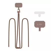 Tech-Protect C5S Rope Crossbody Strap, Chocolate Brown