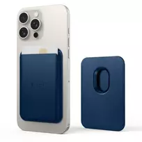 Tech-Protect MAGWALLET Magsafe Universal Magnetic Card Holder, Navy Blue