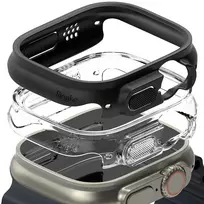 Ringke SLIM 2-PACK APPLE WATCH ULTRA 1 | 2 (49 MM) CLEAR  AND  MATTE BLACK